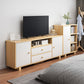Wooden TV Media Console Scandinavian TV Stand Console for Living Room Clearhalo 'furn' 'furn_tv_stands_entertainment_centers' 'Furniture' 'Living Room Furniture' 'TV Stands & Entertainment Centers' 'TV Stands & Media Storage Furniture' 'tv_stands_entertainment_centers' 7335895