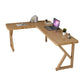 Modern Style Wooden Writing Desk L-Shape Office Table with 3 Legs for Home Left Hand Return Clearhalo 'furn' 'furn_office_desk' 'Furniture' 'Office Desks' 'Office Furniture' 'office_desk' 7336066