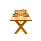 Trestle Base Dining Room Table Wood Dining Table for Dining Room Clearhalo 'Dining Tables & Seating' 'Dining Tables' 'dining_table' 'furn' 'furn_dining_table' 'Furniture' 'Kitchen & Dining Furniture' 7336666