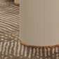 White Stone Top Dinette Table with Double Pedestal Modern Free Form Dining Table Clearhalo 'Dining Tables & Seating' 'Dining Tables' 'dining_table' 'furn' 'furn_dining_table' 'Furniture' 'Kitchen & Dining Furniture' 7336702