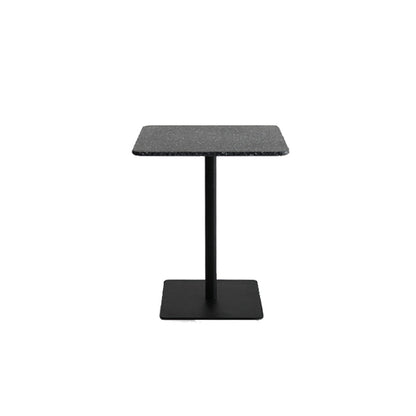 Pedestal Dining Room Table Square Dining Table for Dining Room Black Without Chairs Clearhalo 'Dining Tables & Seating' 'Dining Tables' 'dining_table' 'furn' 'furn_dining_table' 'Furniture' 'Kitchen & Dining Furniture' 7336711