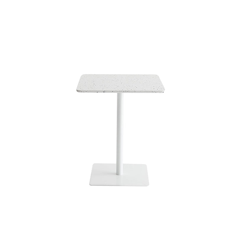 Pedestal Dining Room Table Square Dining Table for Dining Room White Without Chairs Clearhalo 'Dining Tables & Seating' 'Dining Tables' 'dining_table' 'furn' 'furn_dining_table' 'Furniture' 'Kitchen & Dining Furniture' 7336714