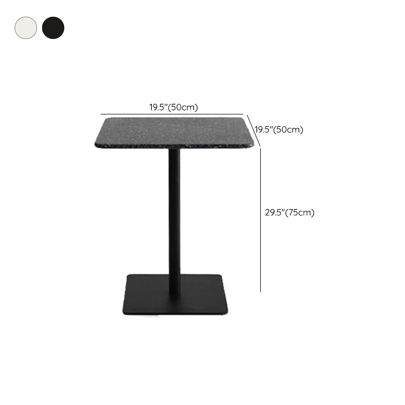 Pedestal Dining Room Table Square Dining Table for Dining Room Clearhalo 'Dining Tables & Seating' 'Dining Tables' 'dining_table' 'furn' 'furn_dining_table' 'Furniture' 'Kitchen & Dining Furniture' 7336724