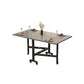 Table à manger rectangulaire moderne extensible pour salle à manger