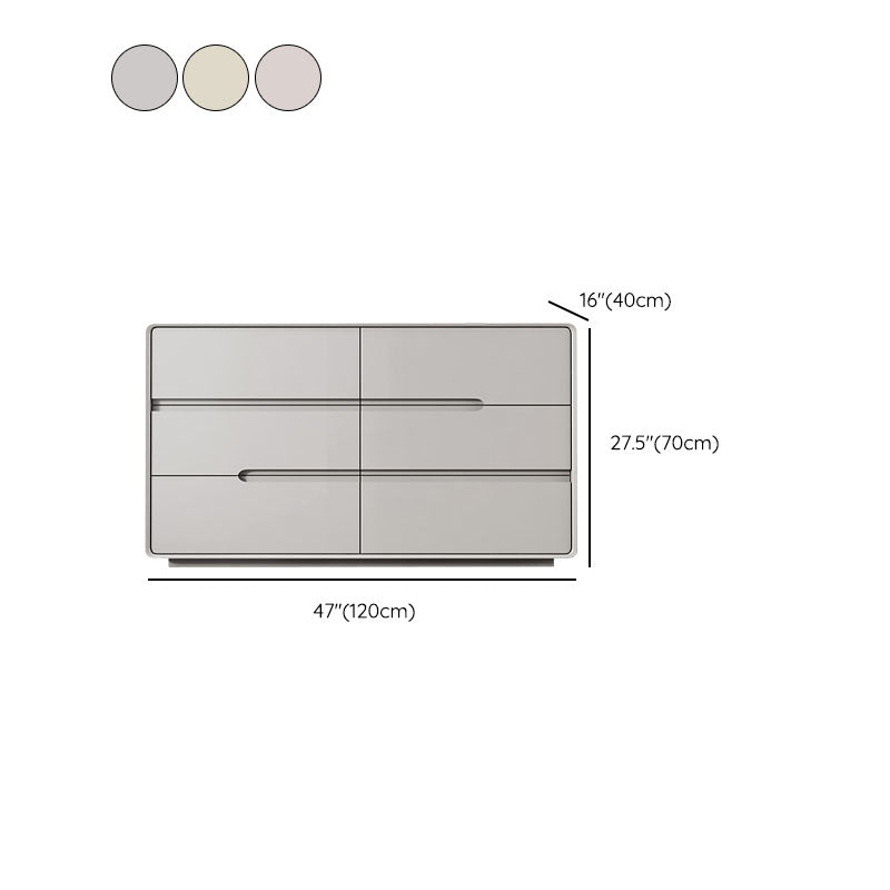 Modern tocador doble horizontal tocador de madera para dormitorio