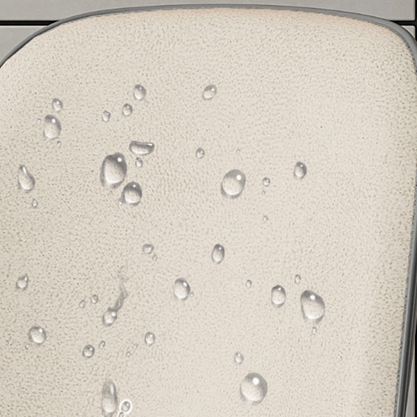 Nordic Style Parsons Dining Chairs Fabric and Faux Leather Chair