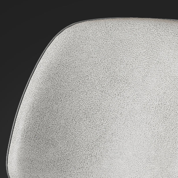 Nordic Style Parsons Dining Chairs Fabric and Faux Leather Chair