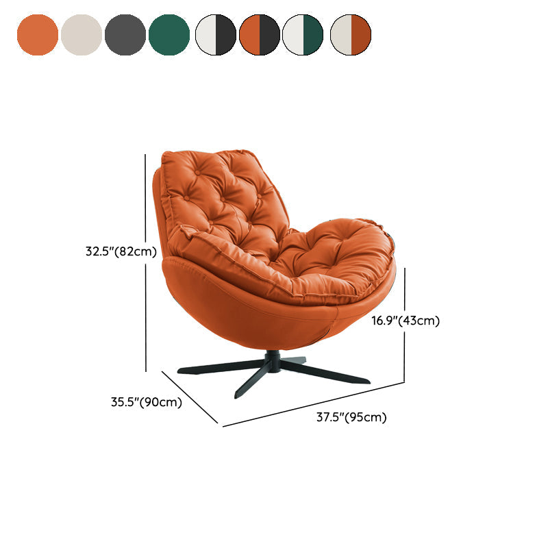 Swivel Lounge Chair Arms Included Side Chair for Living Room Clearhalo 'Accent Chairs' 'accent_chairs' 'Chairs & Seating' 'furn' 'furn_accent_chairs' 'Furniture' 'Living Room Furniture' 7337167