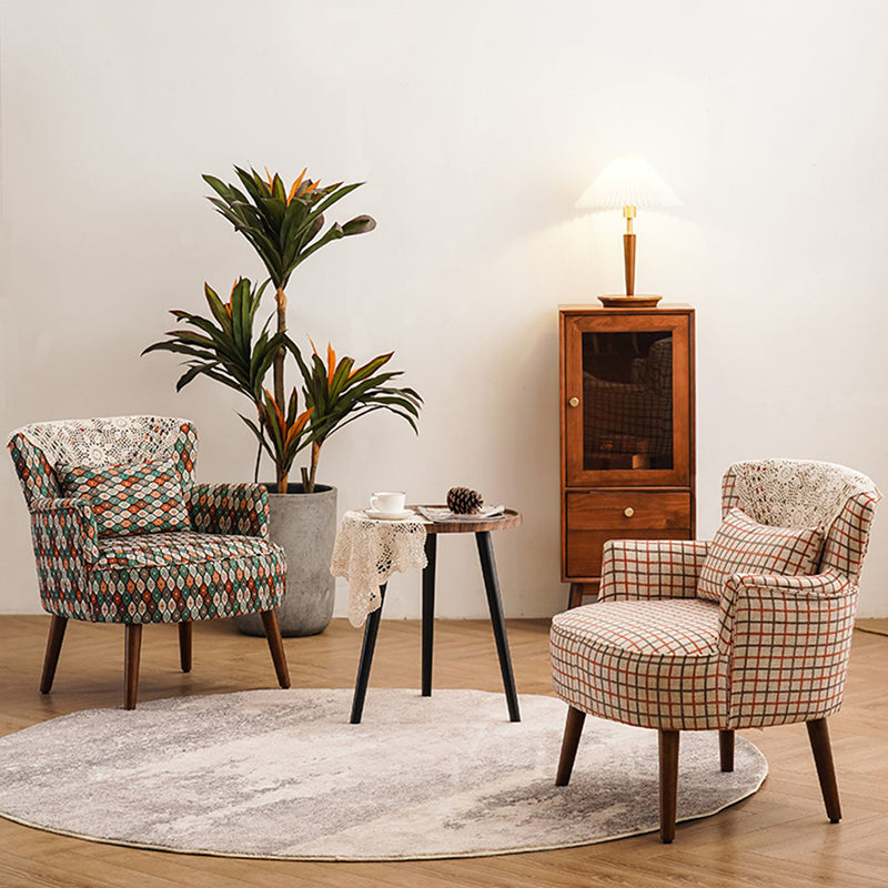 Fabric Wooden Lounge Chair Arms Included Side Chair for Living Room Clearhalo 'Accent Chairs' 'accent_chairs' 'Chairs & Seating' 'furn' 'furn_accent_chairs' 'Furniture' 'Living Room Furniture' 7337172