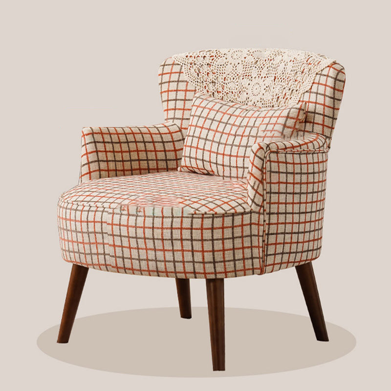 Fabric Wooden Lounge Chair Arms Included Side Chair for Living Room Clearhalo 'Accent Chairs' 'accent_chairs' 'Chairs & Seating' 'furn' 'furn_accent_chairs' 'Furniture' 'Living Room Furniture' 7337174