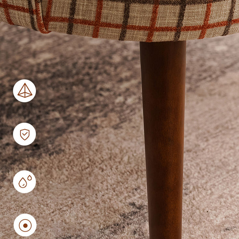 Fabric Wooden Lounge Chair Arms Included Side Chair for Living Room Clearhalo 'Accent Chairs' 'accent_chairs' 'Chairs & Seating' 'furn' 'furn_accent_chairs' 'Furniture' 'Living Room Furniture' 7337184