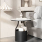 Cabinet de chevet de rangement ouvert contemporain Stone Accent Table Table table de nuit pour chambre à coucher