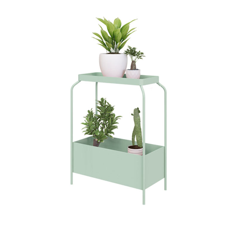 Contemporary Open Storage Bedside Cabinet Metal Accent Table Nightstand with Legs Clearhalo 'Bedroom Furniture' 'furn' 'furn_night_stand' 'Furniture' 'night_stand' 'Nightstands' 7337218