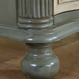 Traditional Vertical Lingerie Chest Wood Storage Dresser for Bedroom