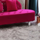 French Country Upholstered Chaise Lounge Couch Velvet Chaise Lounge Clearhalo 'Chairs & Seating' 'Chaise Lounge' 'chaise_lounge' 'furn' 'furn_chaise_lounge' 'Furniture' 'Living Room Furniture' 7337818