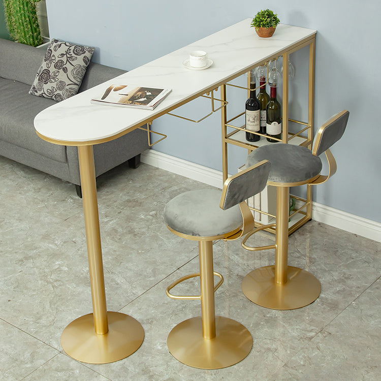 Taburetes de bar sin brazos, taburetes de comedor giratorios de altura ajustable con reposapiés