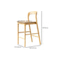 Industrial Style Counter Chair Solid Wood Footrest Counter Stool for Restaurant Clearhalo 'Bar Furniture' 'Bar Stools' 'bar_stools' 'furn' 'furn_bar_stools' 'Furniture' 'Kitchen & Dining Furniture' 7337989