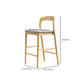 Industrial Style Counter Chair Solid Wood Footrest Counter Stool for Restaurant Clearhalo 'Bar Furniture' 'Bar Stools' 'bar_stools' 'furn' 'furn_bar_stools' 'Furniture' 'Kitchen & Dining Furniture' 7337991