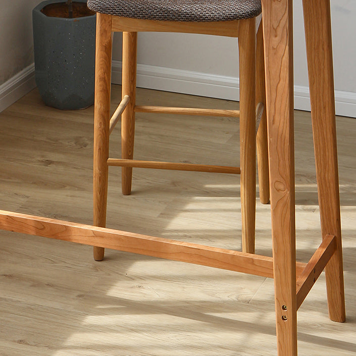 Modern Rectangular Bar Table Solid Wood Bar Table for Dining Room Clearhalo 'Bar Furniture' 'Bar Tables' 'bar_tables' 'furn' 'furn_bar_tables' 'Furniture' 'Kitchen & Dining Furniture' 7338012