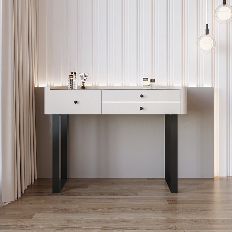Tavolo da banco di vanità per trucco per camera da letto contemporanea tavolo da toeletta con cassetto
