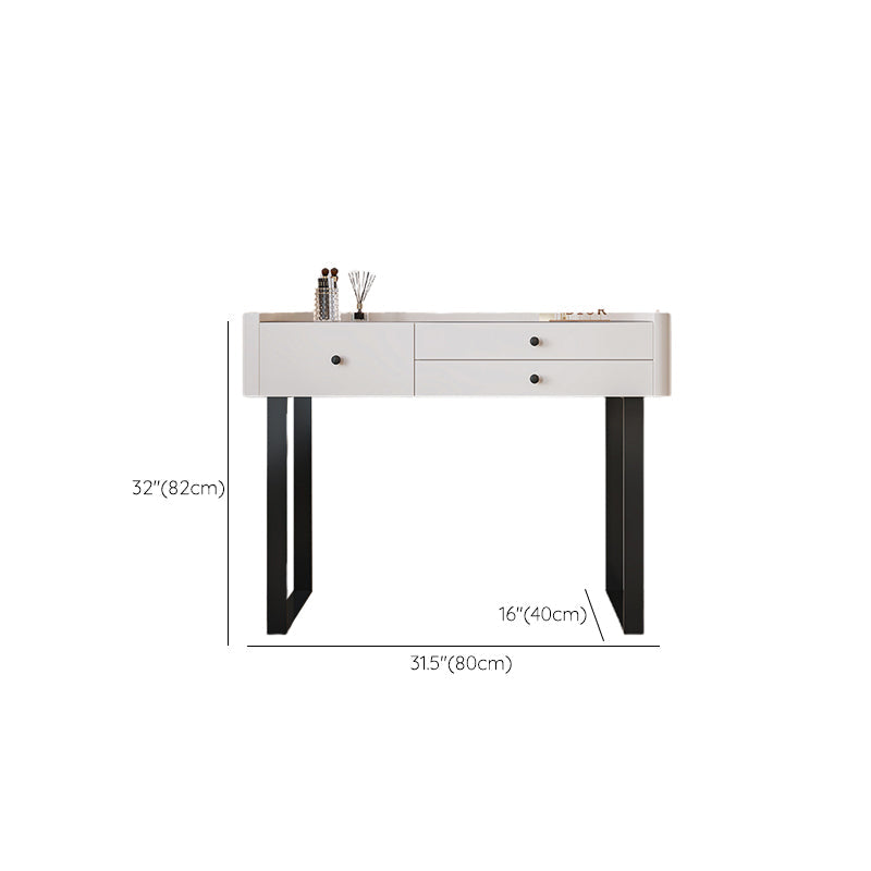 Tavolo da banco di vanità per trucco per camera da letto contemporanea tavolo da toeletta con cassetto