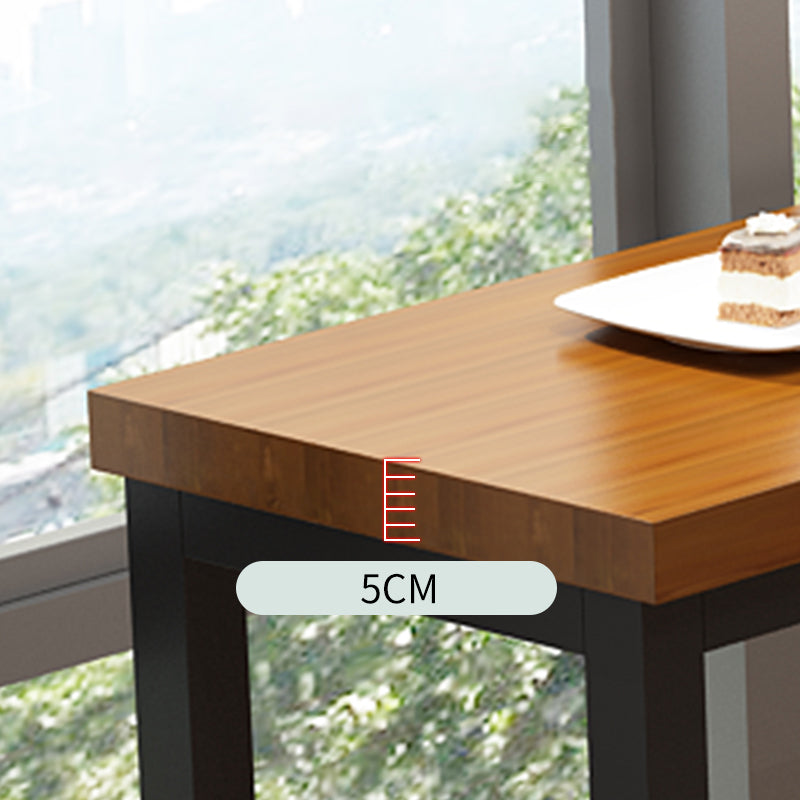 Modern Bar Stool and Table Set 1/5 Pcs Rectangle Bar Table and Upholstered Stools