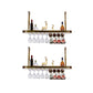 Stainless Steel Wine Holder Rack Modern Hanging Wine Rack Holder in Gold
