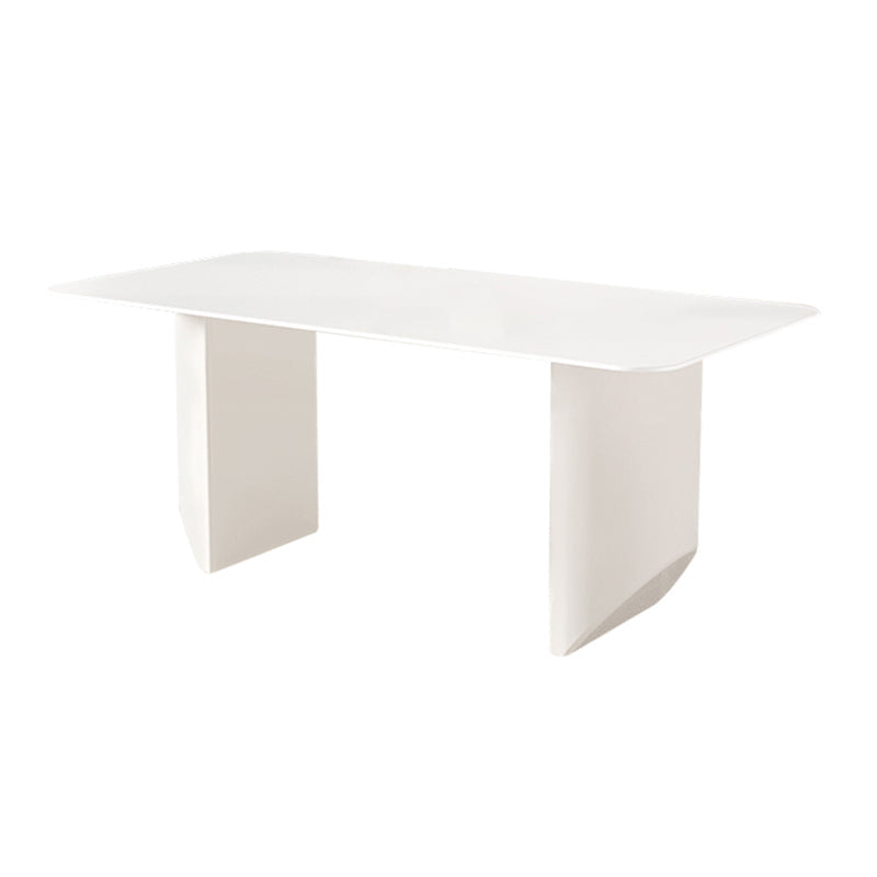Modern 1/5/6/7 Pieces Furniture Sintered Stone Dining Set in White