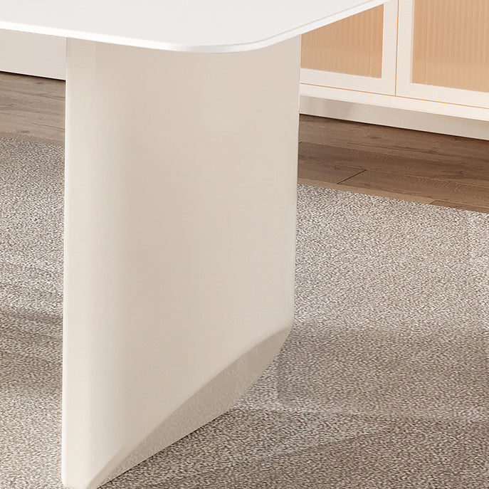 Modern 1/5/6/7 Pieces Furniture Sintered Stone Dining Set in White