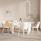 Modern 1/5/6/7 Pieces Furniture Sintered Stone Dining Set in White
