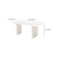 Modern 1/5/6/7 Pieces Furniture Sintered Stone Dining Set in White