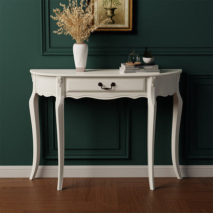 Tavolo di accento moderno della metà secolo tavolo da console in legno mezzano in marrone