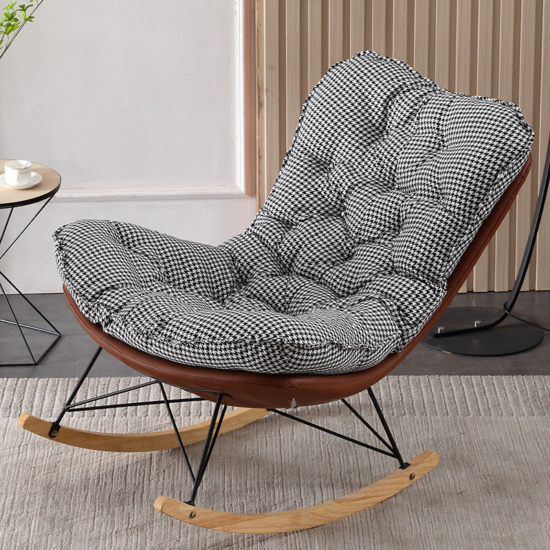 Loisir Light Luxury Rocking Chair Lounge Small Family Family Lazy Sofa Chair for Apartment