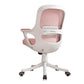Fixed Arms Tilt Mechanism Office Chair Contemporary Mid-Back Arm Chair Pink 1 Piece Clearhalo 'furn' 'furn_office_chair' 'Furniture' 'Office Chairs' 'Office Furniture' 'office_chair' 7339972