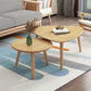 Contemporary Coffee Table Wooden 3 Legs Coffee Cocktail Table Natural Triangle & Round Clearhalo 'Coffee & Accent Tables' 'Coffee Tables' 'coffee_tables' 'furn' 'furn_coffee_tables' 'Furniture' 'Living Room Furniture' 7340032