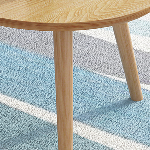 Contemporary Coffee Table Wooden 3 Legs Coffee Cocktail Table Clearhalo 'Coffee & Accent Tables' 'Coffee Tables' 'coffee_tables' 'furn' 'furn_coffee_tables' 'Furniture' 'Living Room Furniture' 7340033