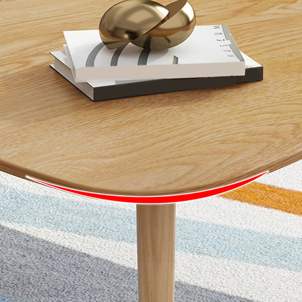 Contemporary Coffee Table Wooden 3 Legs Coffee Cocktail Table Clearhalo 'Coffee & Accent Tables' 'Coffee Tables' 'coffee_tables' 'furn' 'furn_coffee_tables' 'Furniture' 'Living Room Furniture' 7340034