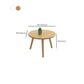 Contemporary Coffee Table Wooden 3 Legs Coffee Cocktail Table Clearhalo 'Coffee & Accent Tables' 'Coffee Tables' 'coffee_tables' 'furn' 'furn_coffee_tables' 'Furniture' 'Living Room Furniture' 7340035