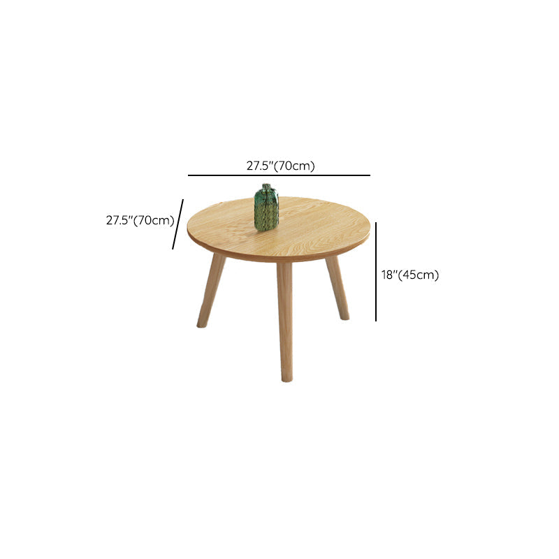Contemporary Coffee Table Wooden 3 Legs Coffee Cocktail Table Clearhalo 'Coffee & Accent Tables' 'Coffee Tables' 'coffee_tables' 'furn' 'furn_coffee_tables' 'Furniture' 'Living Room Furniture' 7340037