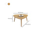Contemporary Coffee Table Wooden 3 Legs Coffee Cocktail Table Clearhalo 'Coffee & Accent Tables' 'Coffee Tables' 'coffee_tables' 'furn' 'furn_coffee_tables' 'Furniture' 'Living Room Furniture' 7340042