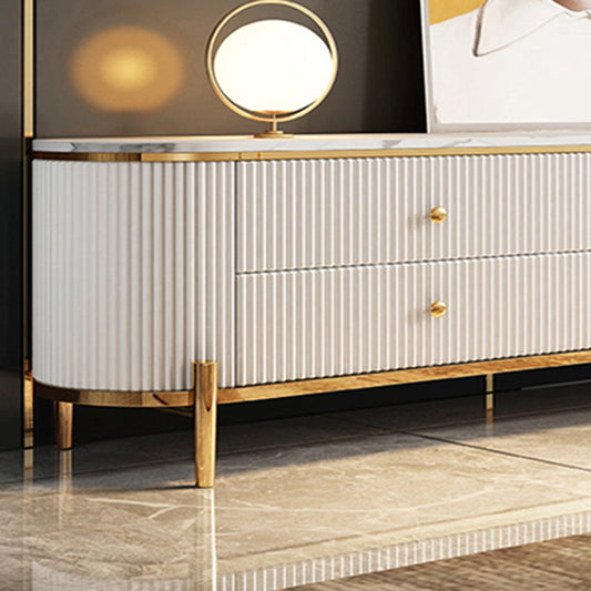 Glam Stone Media Console 4 Drawers TV Stand Console with Doors Clearhalo 'furn' 'furn_tv_stands_entertainment_centers' 'Furniture' 'Living Room Furniture' 'TV Stands & Entertainment Centers' 'TV Stands & Media Storage Furniture' 'tv_stands_entertainment_centers' 7340211