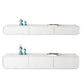 White Media Console Modern Faux Wood TV Stand Console with Drawers Clearhalo 'furn' 'furn_tv_stands_entertainment_centers' 'Furniture' 'Living Room Furniture' 'TV Stands & Entertainment Centers' 'TV Stands & Media Storage Furniture' 'tv_stands_entertainment_centers' 7340226