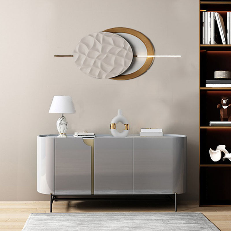 Tavolo moderno tavolo da tavolo ingegnerizzato in legno con porte per sala da pranzo