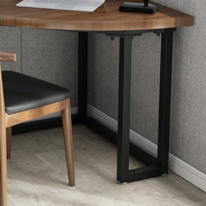 Scrivania alla scrittura d'angolo contemporanea Pine Wood Office Scrivania per casa