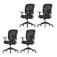 Fixed Arms Office Chair No Distressing Ergonomic Tilt Mechanism Desk Chair with Wheels