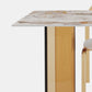 Glossy Beige Dinette Table with Double Pedestal Modern Dining Table for Home Clearhalo 'Dining Tables & Seating' 'Dining Tables' 'dining_table' 'furn' 'furn_dining_table' 'Furniture' 'Kitchen & Dining Furniture' 7341489