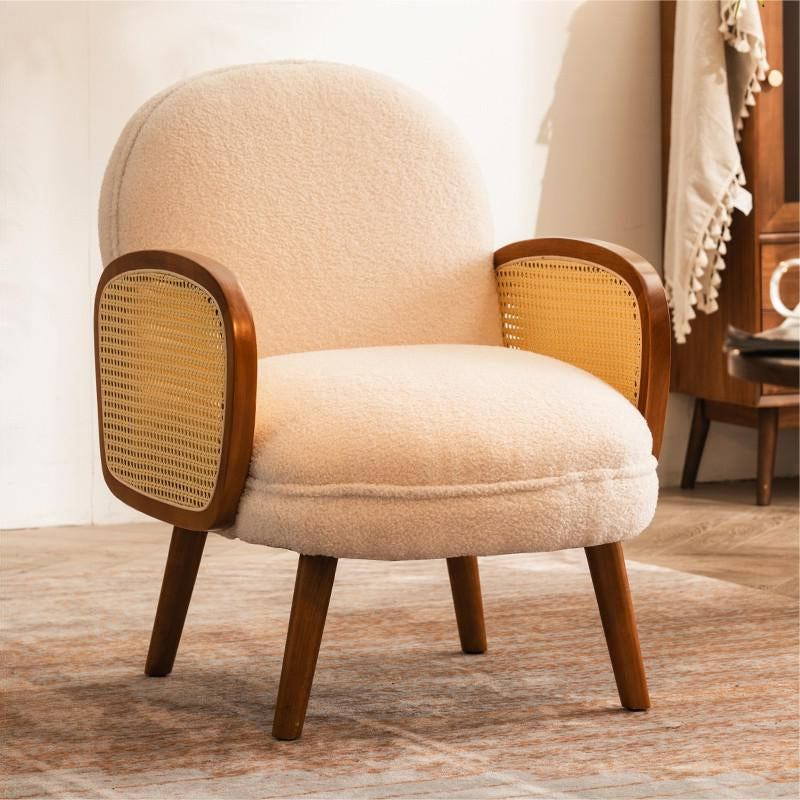 Corduroy Lounge Chair Arms Included Side Chair for Living Room Clearhalo 'Accent Chairs' 'accent_chairs' 'Chairs & Seating' 'furn' 'furn_accent_chairs' 'Furniture' 'Living Room Furniture' 7341823