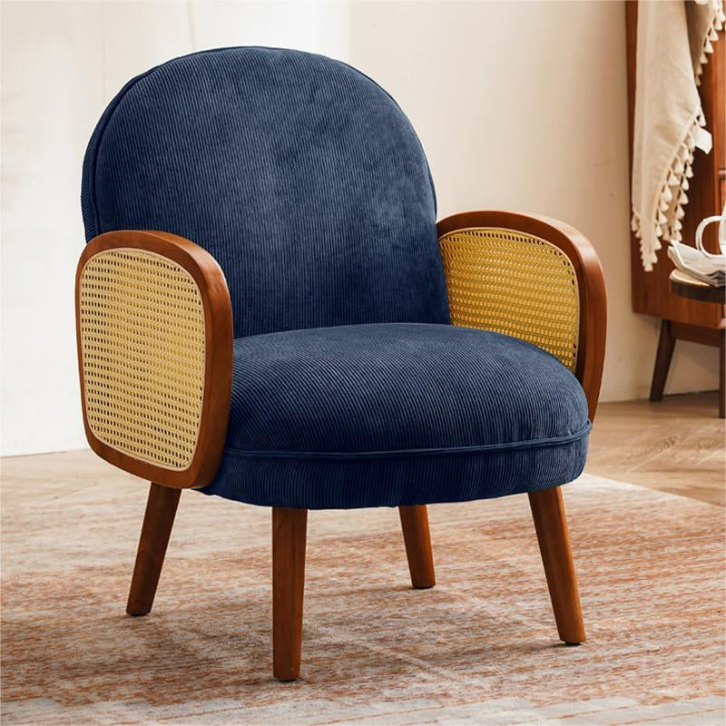 Corduroy Lounge Chair Arms Included Side Chair for Living Room Clearhalo 'Accent Chairs' 'accent_chairs' 'Chairs & Seating' 'furn' 'furn_accent_chairs' 'Furniture' 'Living Room Furniture' 7341833