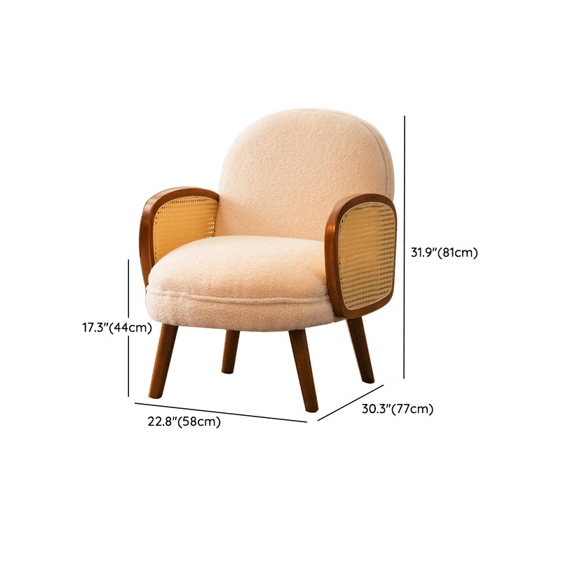 Corduroy Lounge Chair Arms Included Side Chair for Living Room Clearhalo 'Accent Chairs' 'accent_chairs' 'Chairs & Seating' 'furn' 'furn_accent_chairs' 'Furniture' 'Living Room Furniture' 7341840
