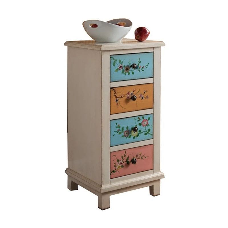 Cajones verticales de cofre de almacenamiento de madera tradicionales incluyendo tocador de cofre de almacenamiento